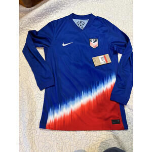 Nike USA Soccer Long Sleeve‎ Jersey Youth Size Large